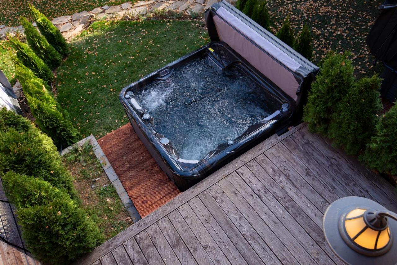 Pinus Villas Lodge With Private Jacuzzi & Phyto-Sauna Retreat Zheleznitsa Exteriör bild