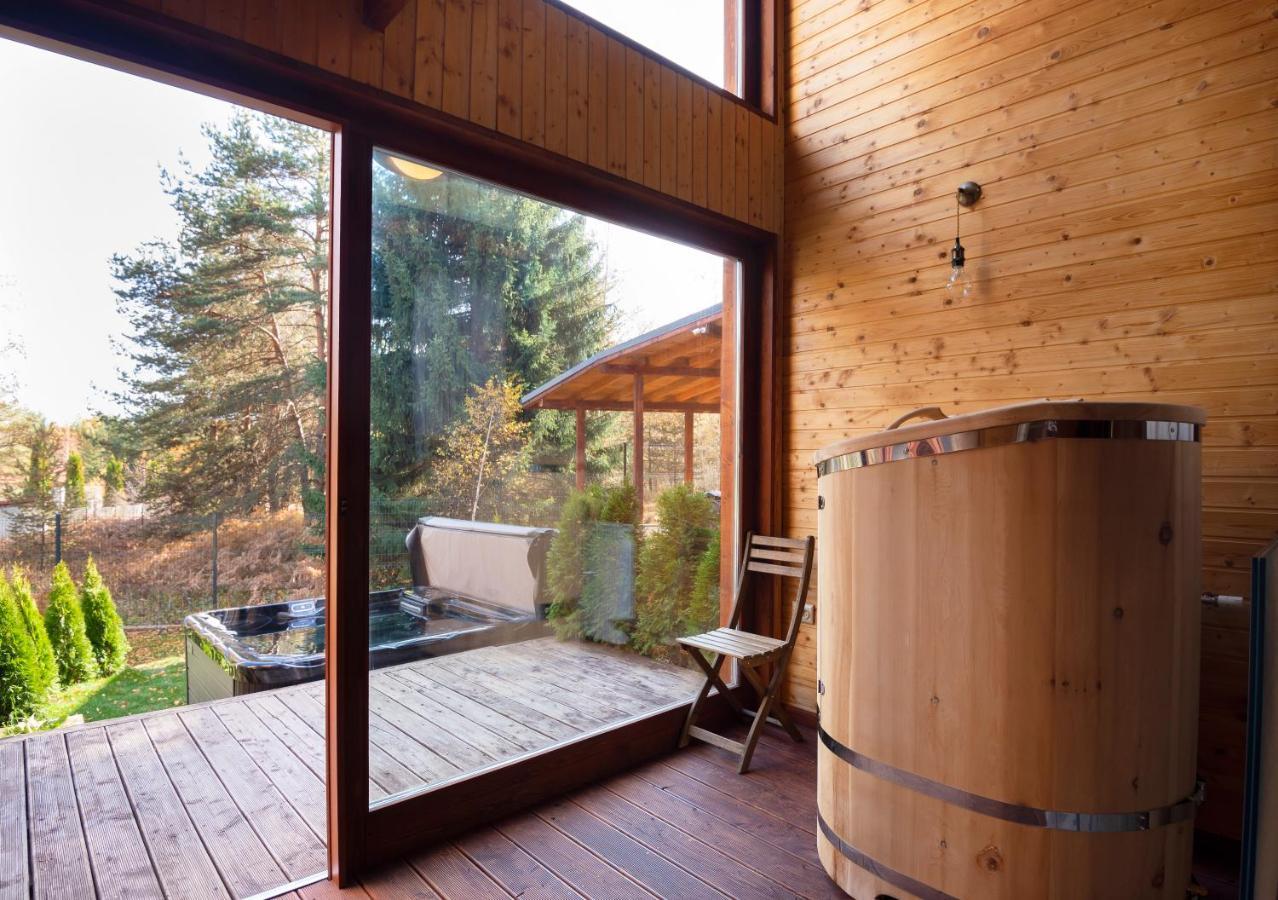 Pinus Villas Lodge With Private Jacuzzi & Phyto-Sauna Retreat Zheleznitsa Exteriör bild