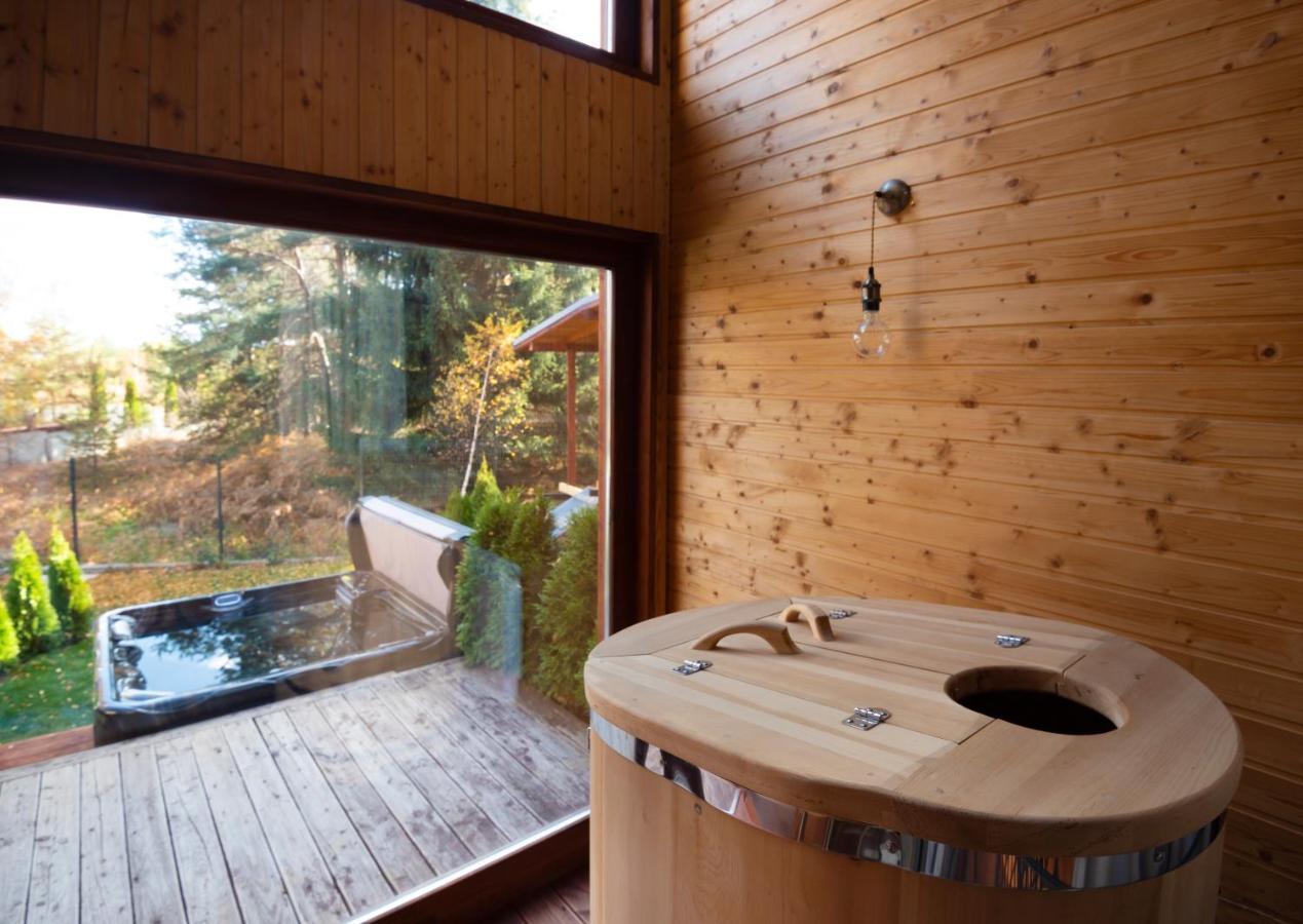 Pinus Villas Lodge With Private Jacuzzi & Phyto-Sauna Retreat Zheleznitsa Exteriör bild